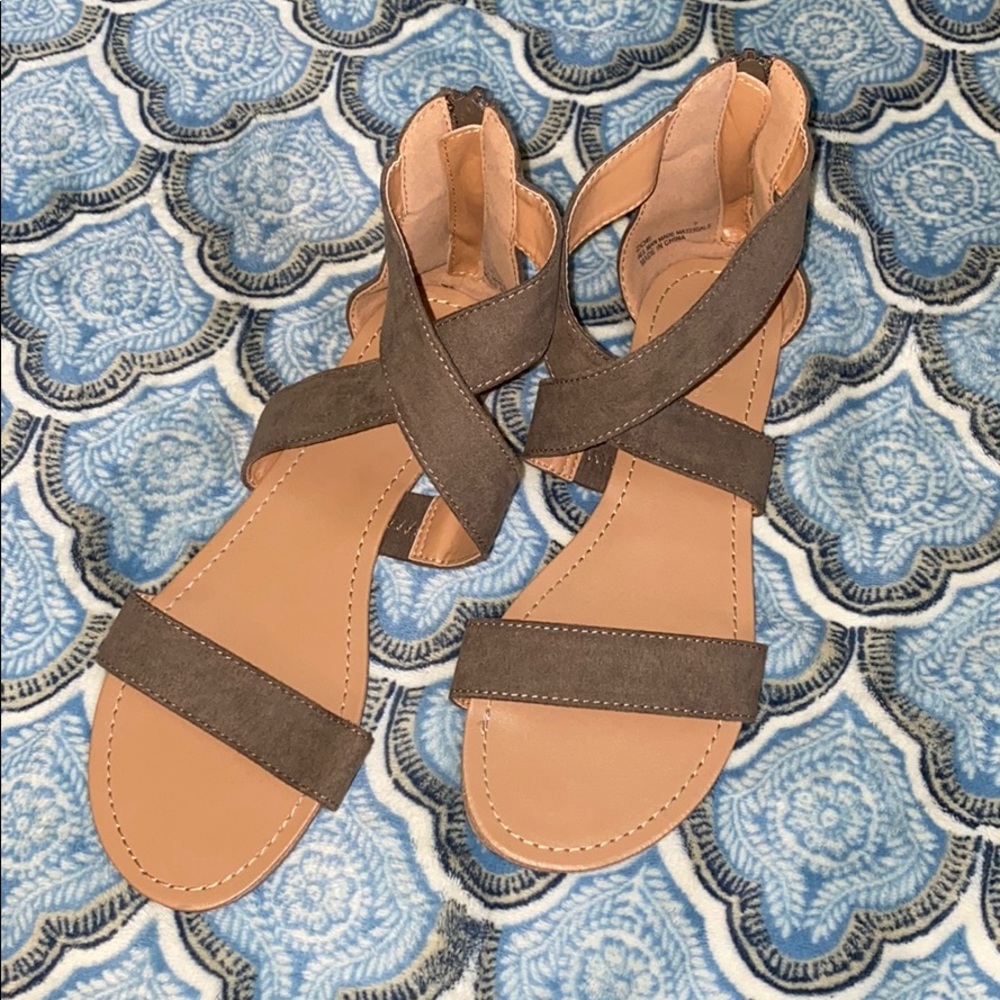 Tan sandals